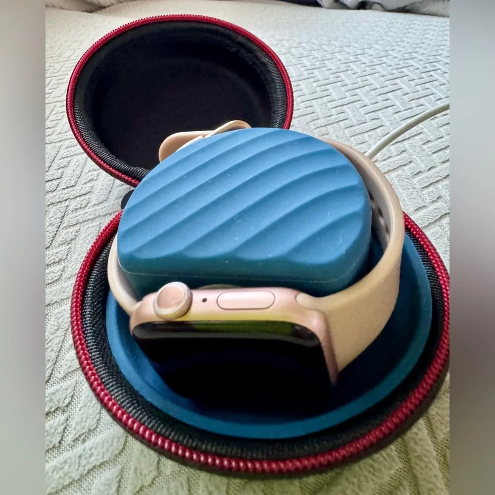 Travel Case for Apple Watch with Charging Dock Holder